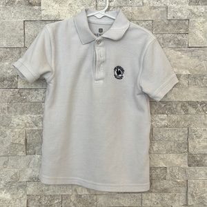 Primrose School uniform white polo